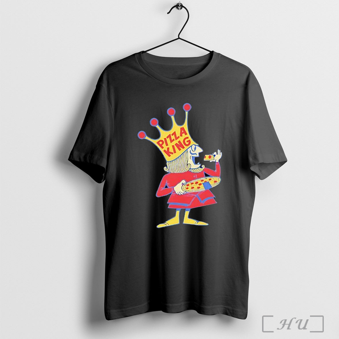 Officials Pizza King Crewneck Logo T Shirt