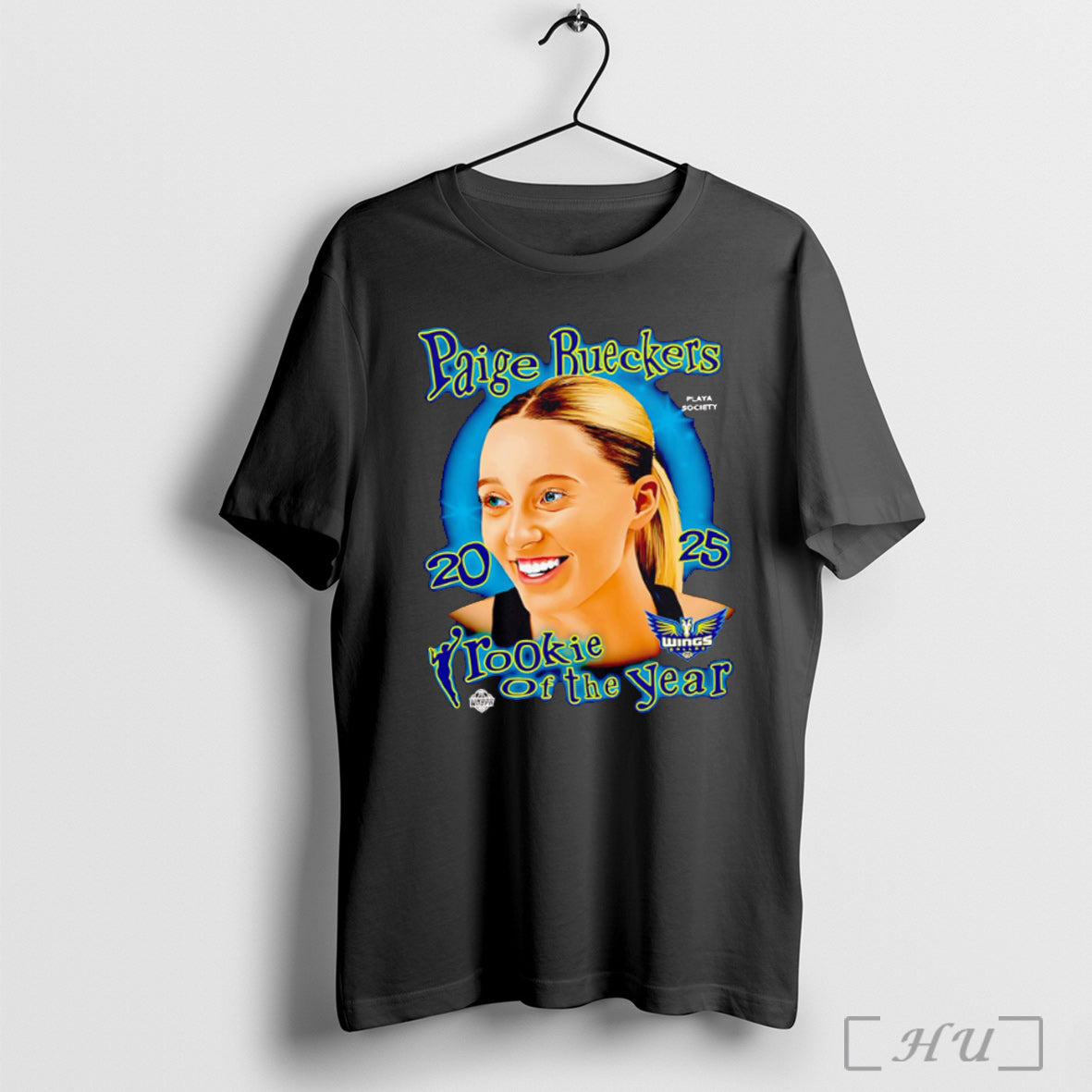 Officials Playa Society Dallas Wings Rookie Of The Year 2025 T Shirt