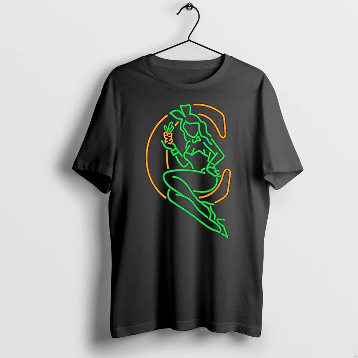 Officials Playboy Bunny Rabbit Carrot Crescent Moon Premium T Shirt