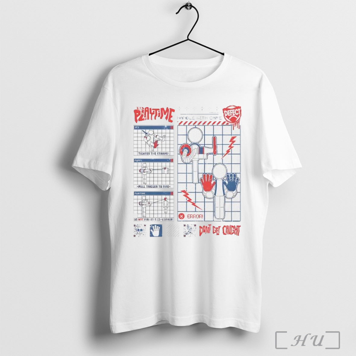 Officials Poppy Playtime Player Dont Get Caught T Shirt