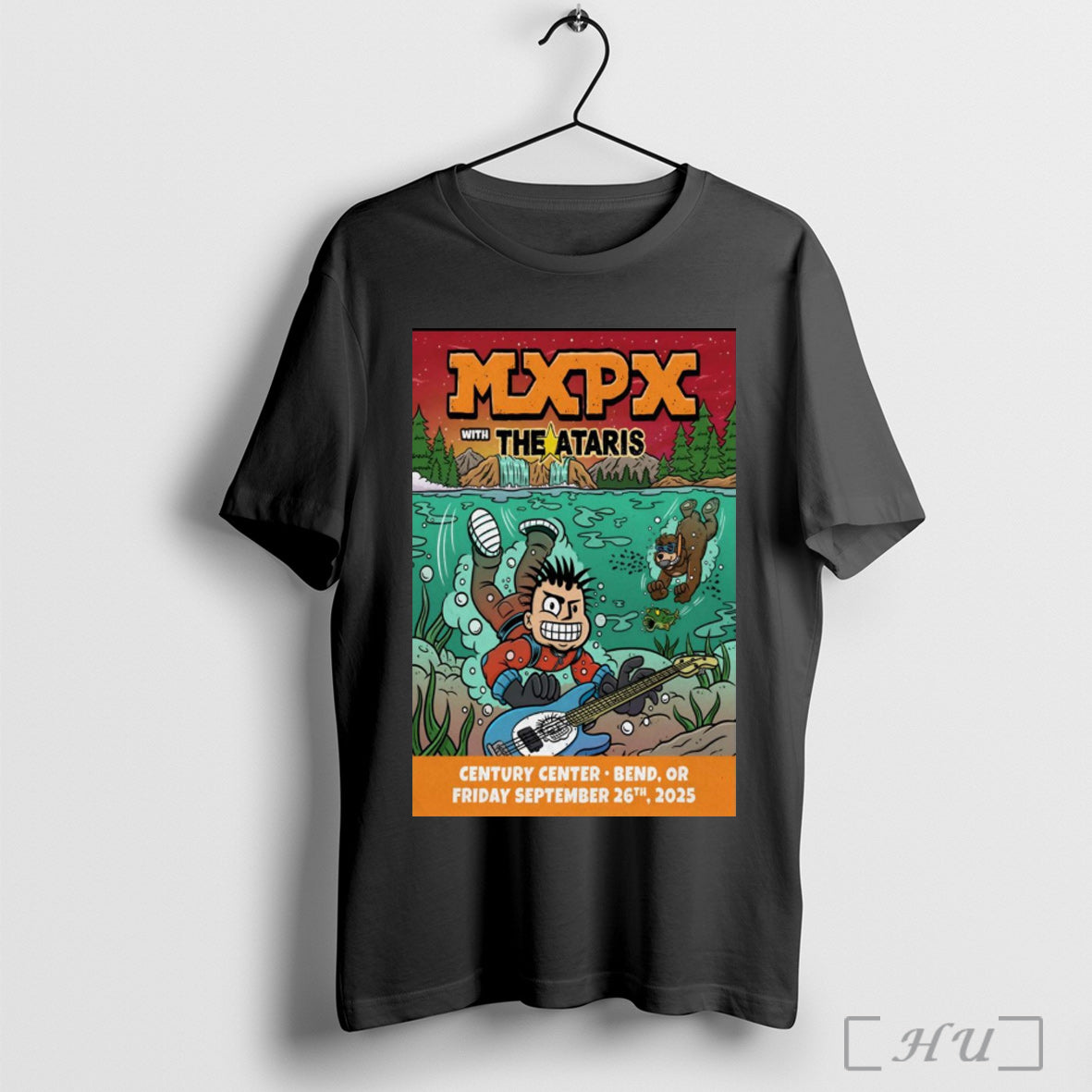 Officials Poster Mxpx Friday September 26 2025 Century Center In Bend Or T Shirt