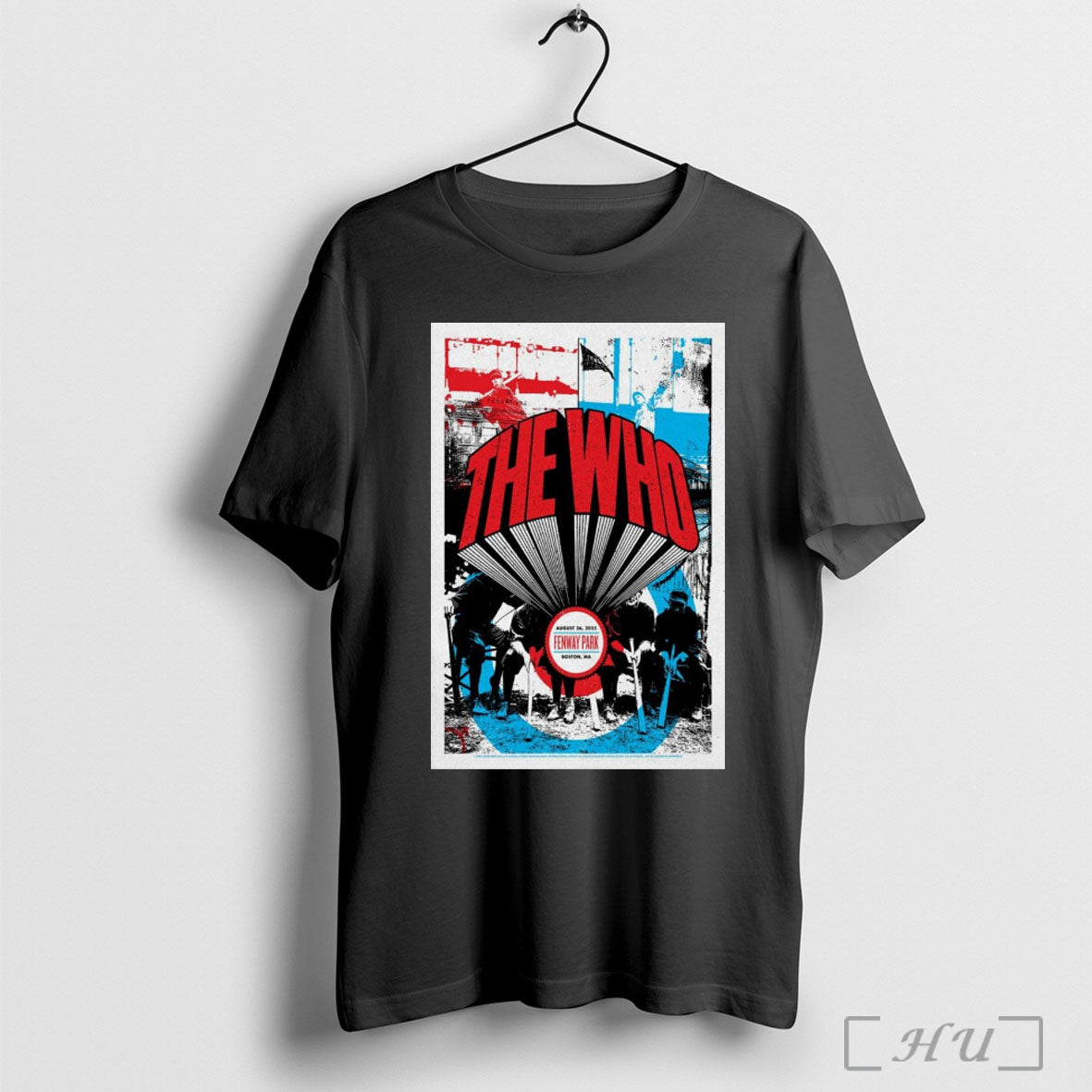 Officials Poster The Who Tour 26 August 2025 Fenway Park Boston Ma T Shirt
