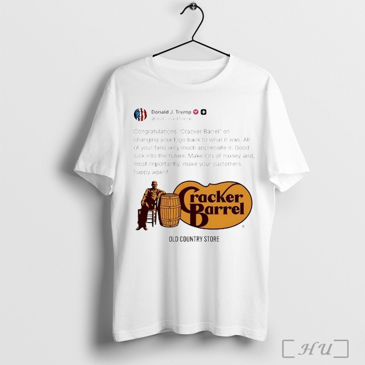 Officials President Trump Congratulates Cracker Barrel T Shirt