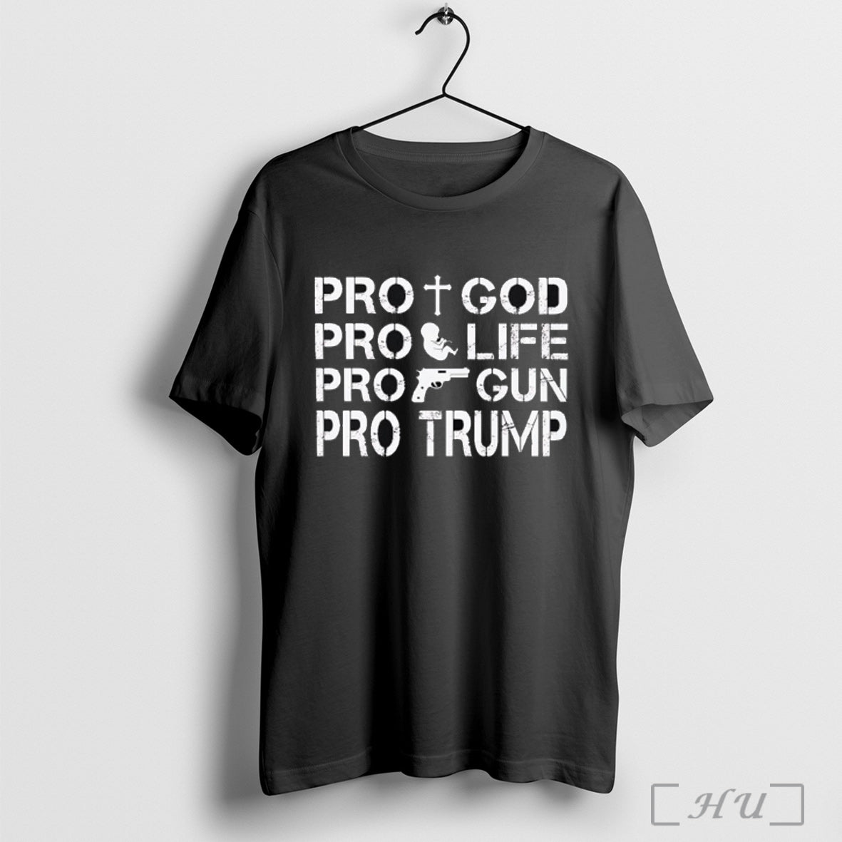 Officials Pro Life Pro Gun Pro God Pro Trump T Shirt