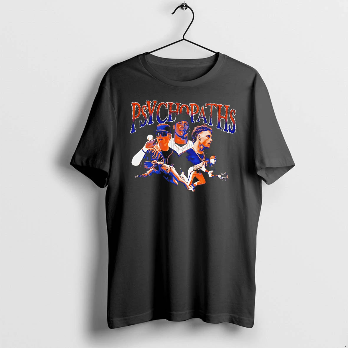 Officials Psychopaths New York Yankees Baseball Collage Players Sports Tee Premium T Shirt