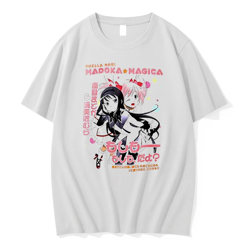 Officials Puella Magi Madoka Magica Duo T Shirt Sweater
