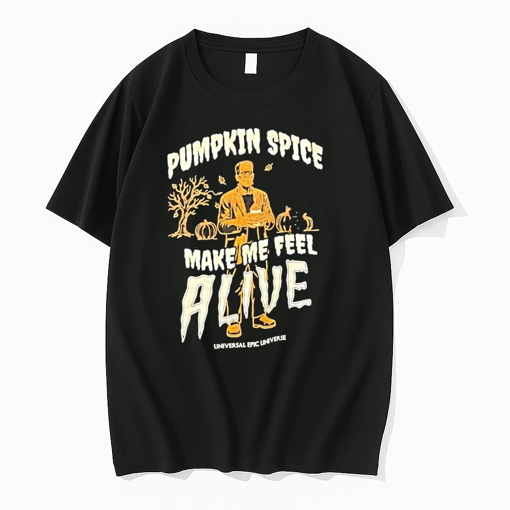 Officials Pumpkin Spice Make Me Feel Alive Premium T Shirt