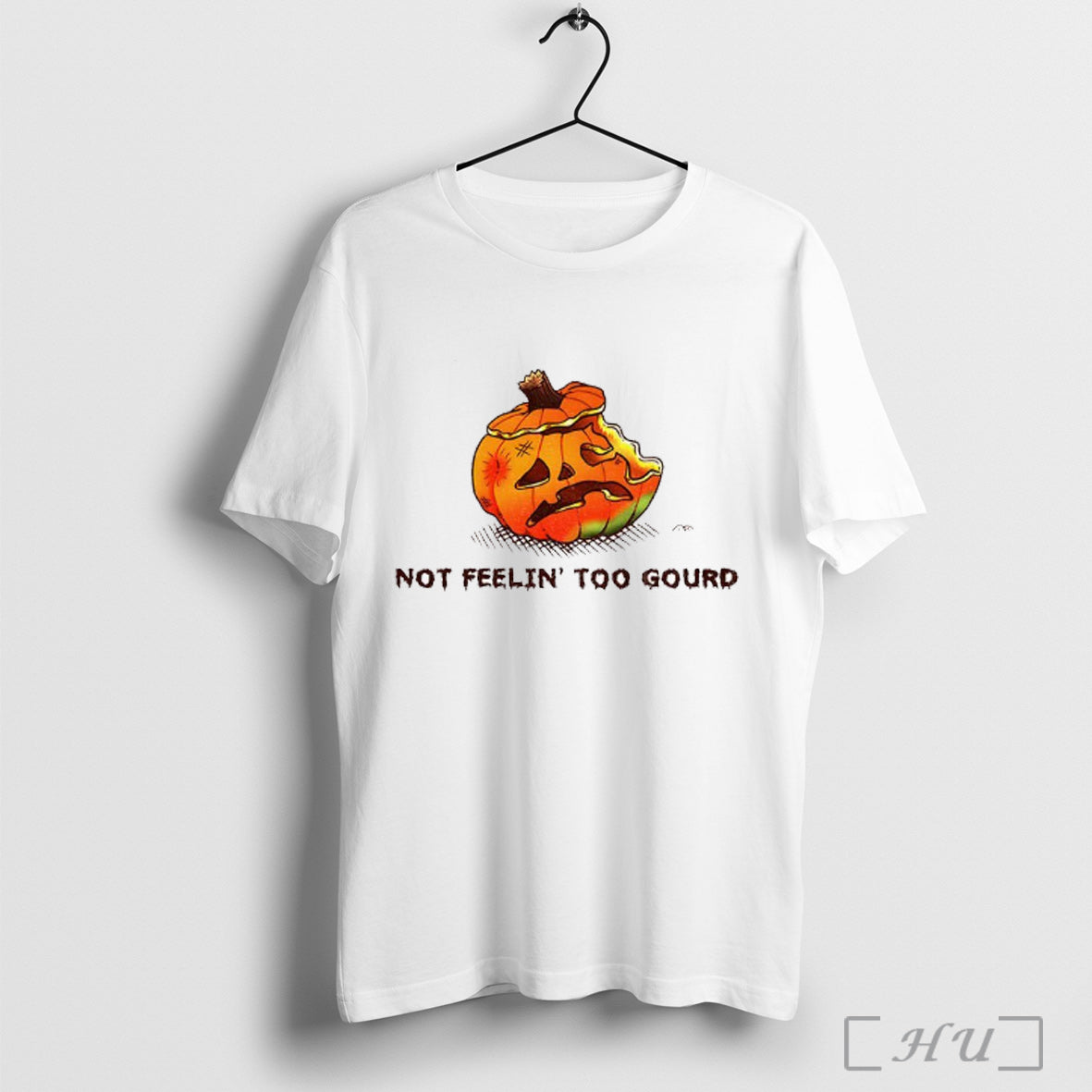 Officials Pumpkin Not Feelin Too Gourd Halloween 2025 T Shirt
