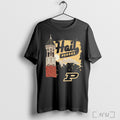 Officials Purdue Boilermakers Football Image Local Clock Tower Graphic T Shirt