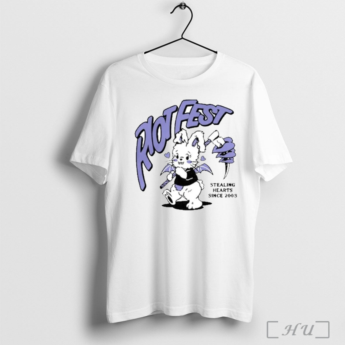 Officials Rabbit Riot Fest Stealing Hearts Since 2005 T Shirt