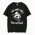 Officials Raccoon Cowboy Hat Bandana You Just Yeed Your Last Haw Black T Shirt Sweater