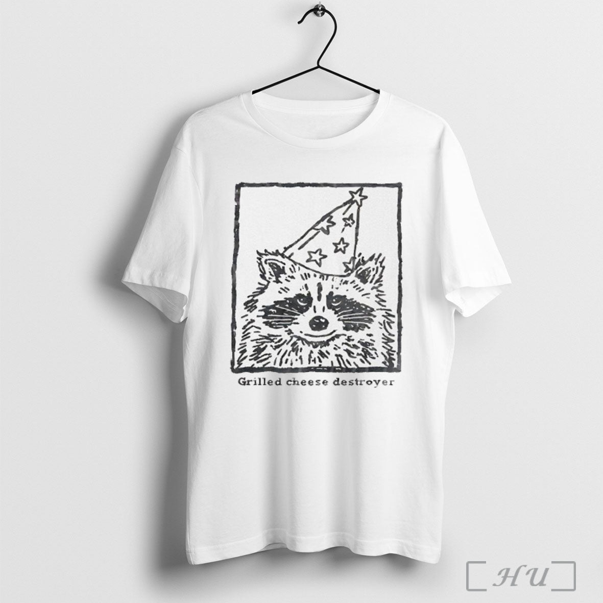 Officials Raccoon Grilled Cheese Destroyer Vintage Funny Graphic T Shirt