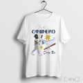 Officials Rays Junior Caminero Summer Cartoon T Shirt