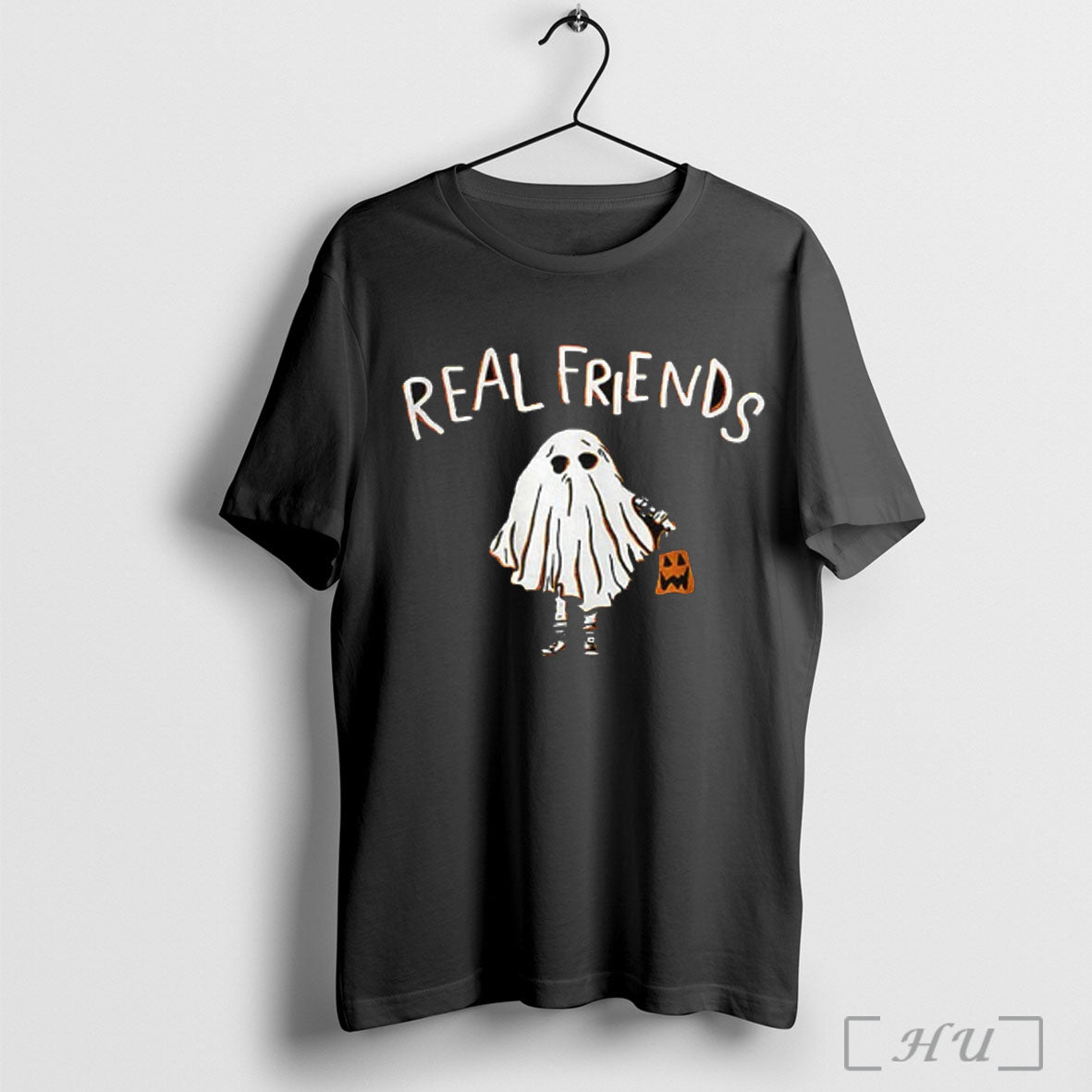Officials Real Friends Og Ghost Halloween 2025 T Shirt