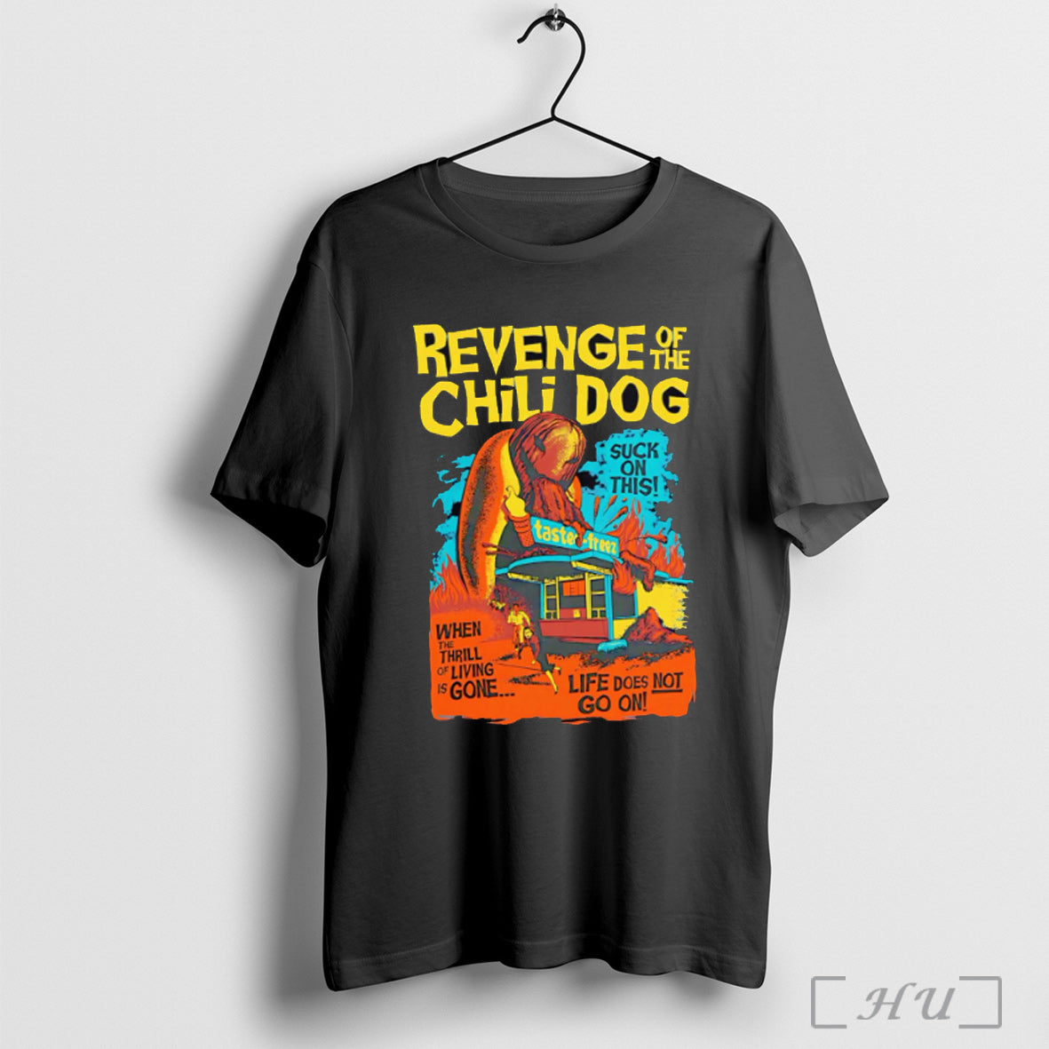 Officials Revenge Of The Chili Dog Suck On This Halloween T Shirt
