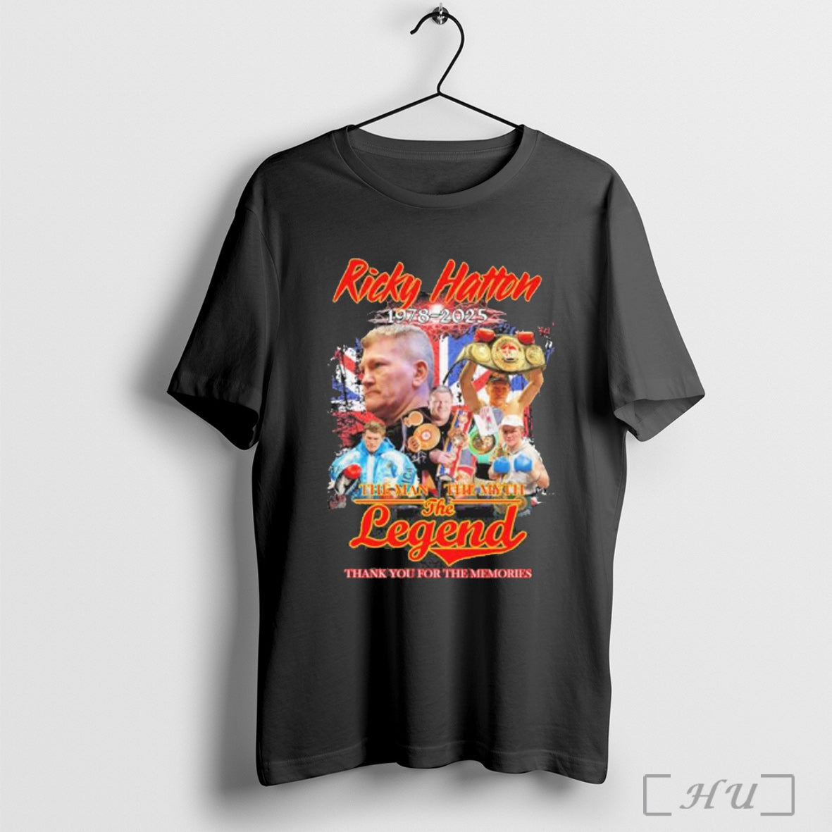 Officials Ricky Hatton 1978 2025 The Man The Myth The Legend T Shirt