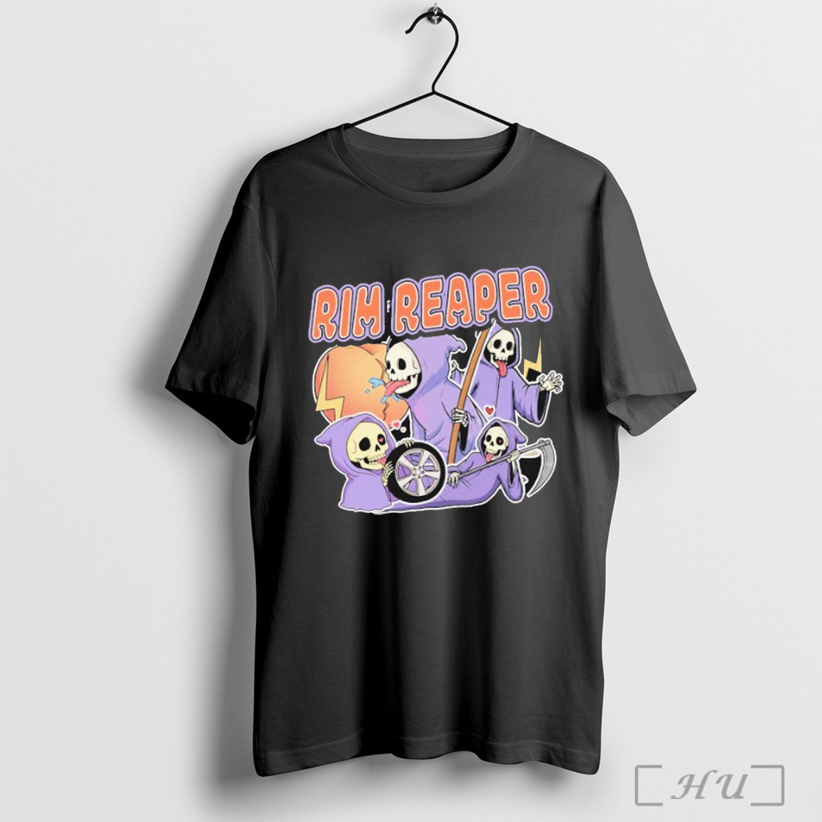 Officials Rim Reaper Grim Reaper Peach T Shirt
