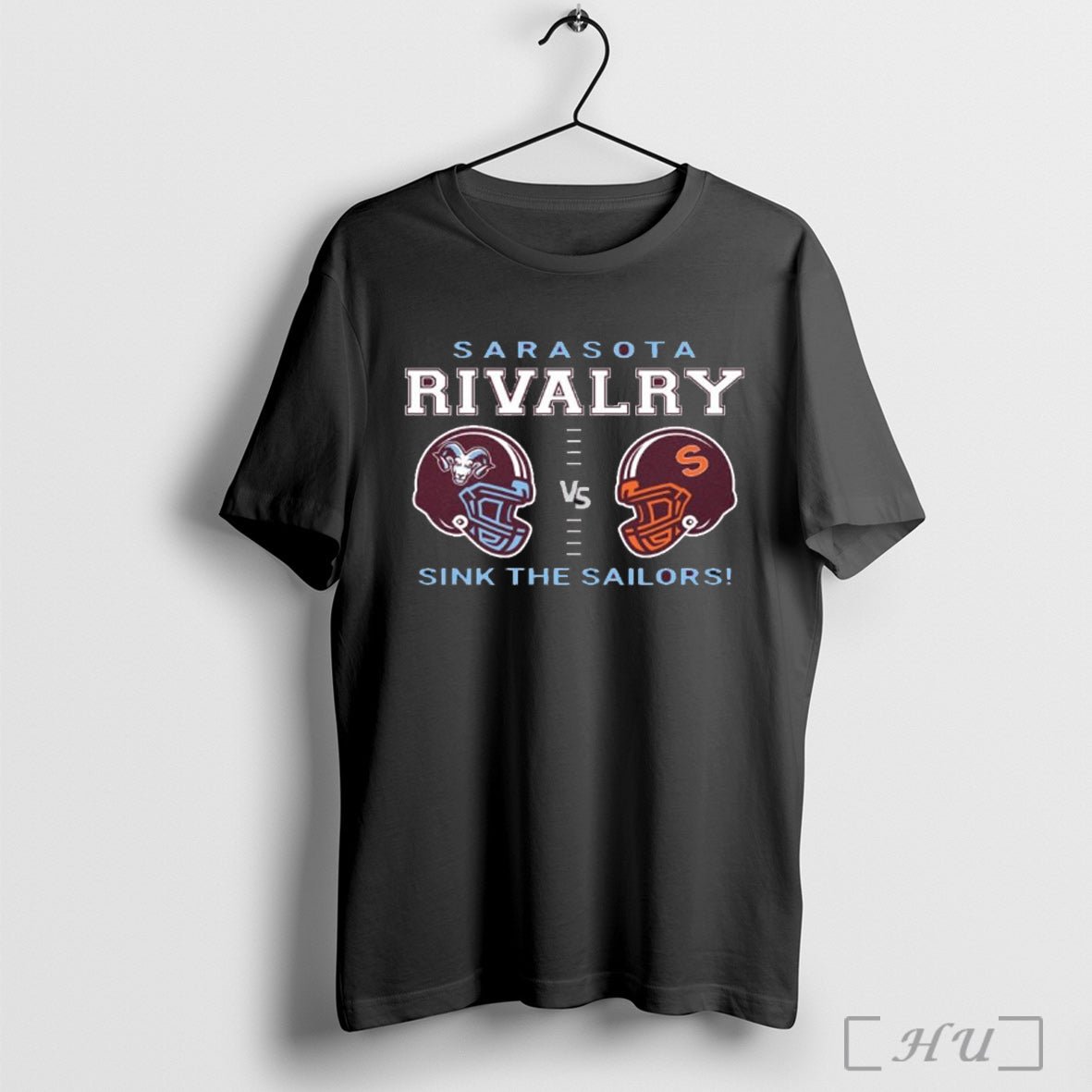 Officials Riverview Rams Vs Sarasota Sailors 2025 Sarasota Rivalry Sink The Sailors T Shirt