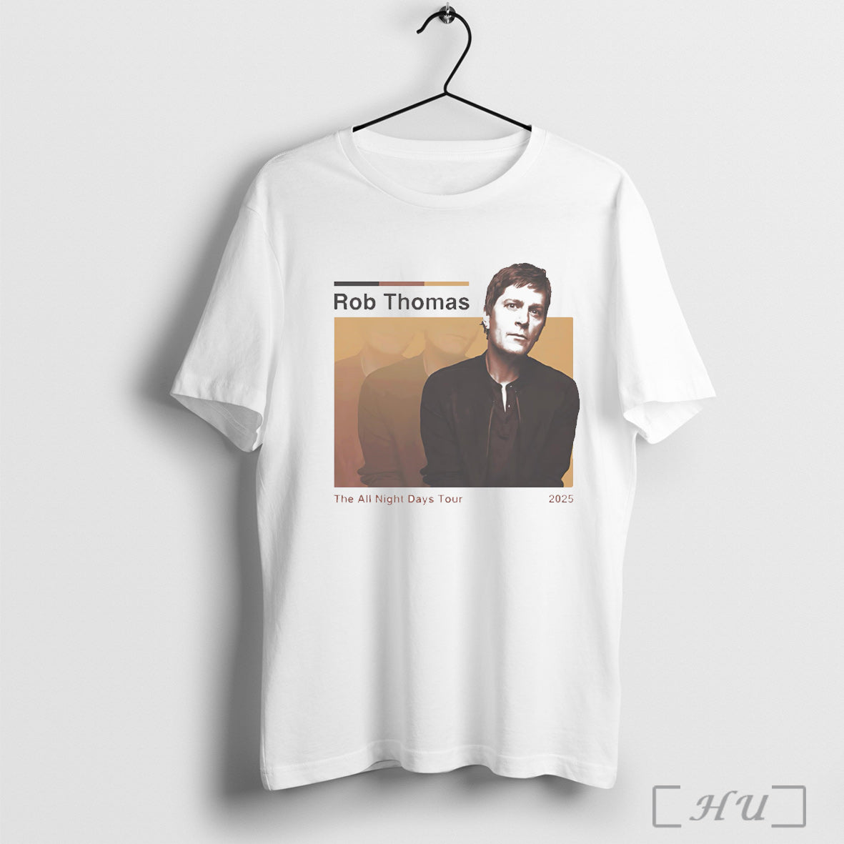 Officials Rob Thomas The All Night Days Tour 2025 Portrait T Shirt