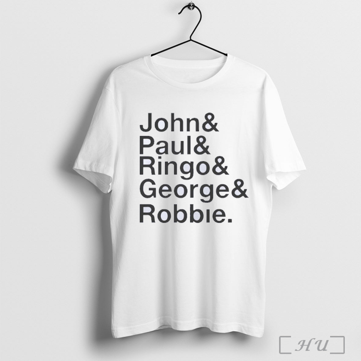 Officials Robbie Williams Wearing John Paul Ringo George Robbie T Shirt