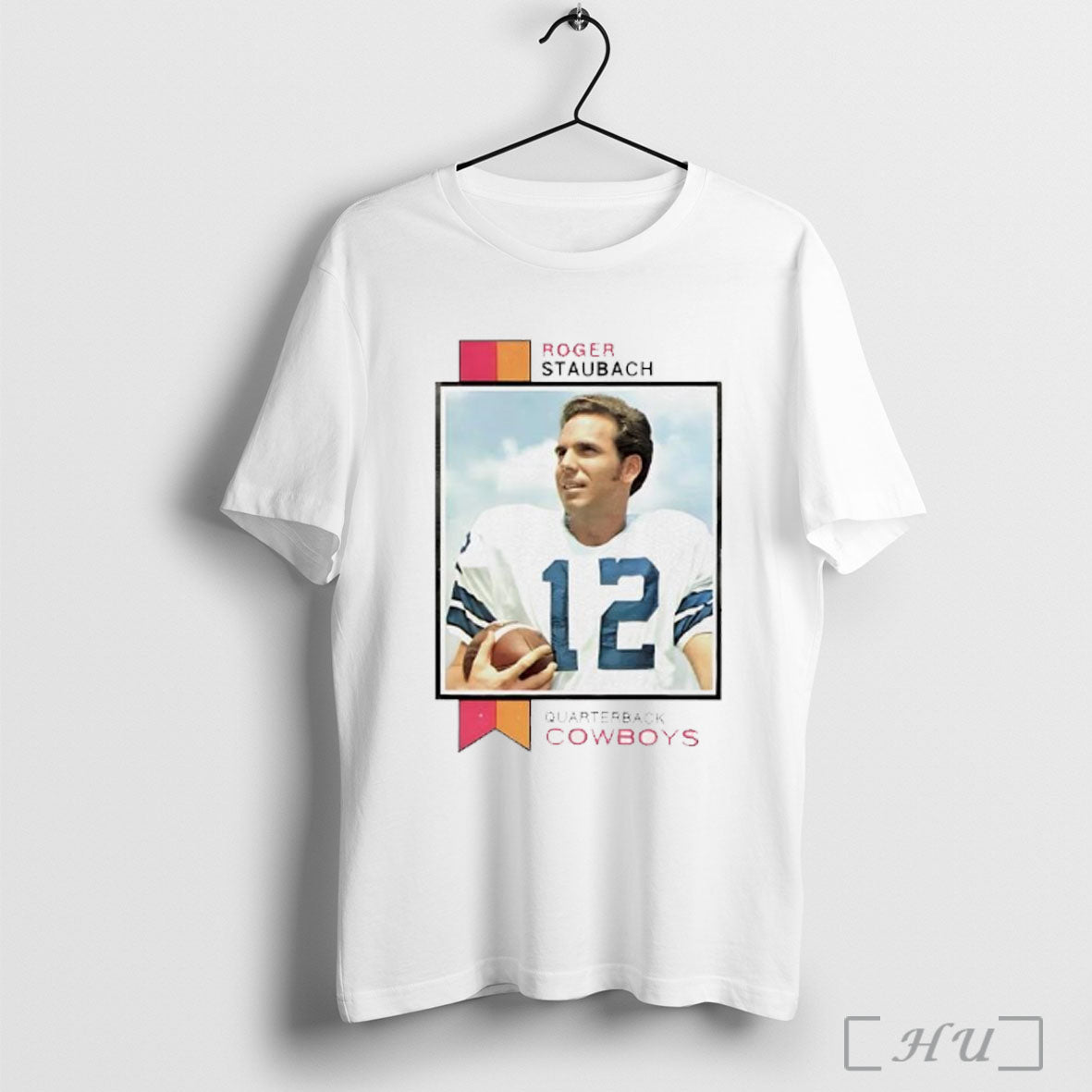 Officials Roger Staubach Dallas Cowboys Roger The Dodger Captain Comeback T Shirt