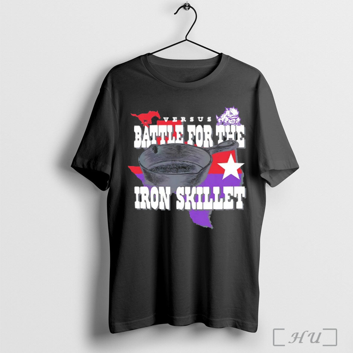 Officials Smu Vs Tcu Versus Battle For The Iron Skillet T Shirt