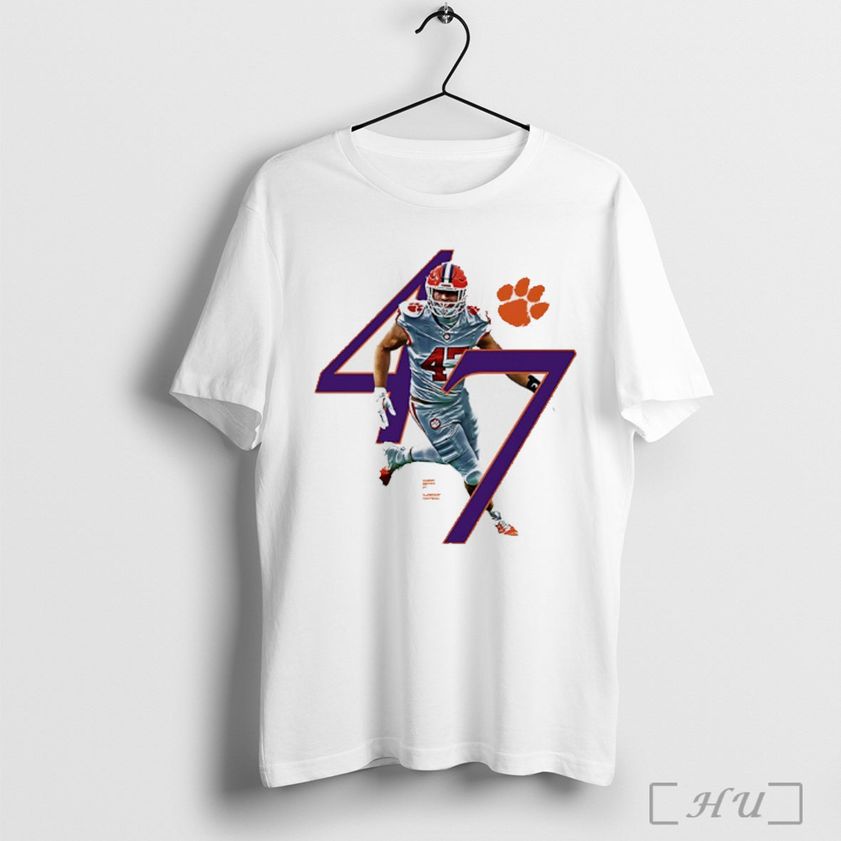 Officials Sammy Brown 47 Clemson Tigers 2025 Ncaa Player T Shirt