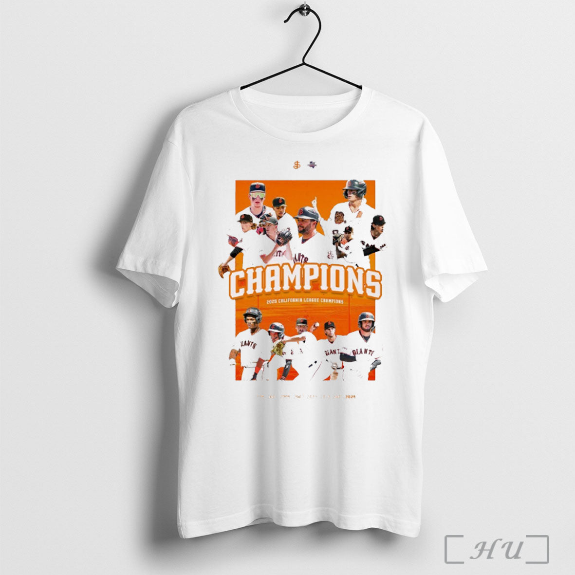 Officials San Francisco Giants Players 2025 California League Champions 1998 2025 T Shirt