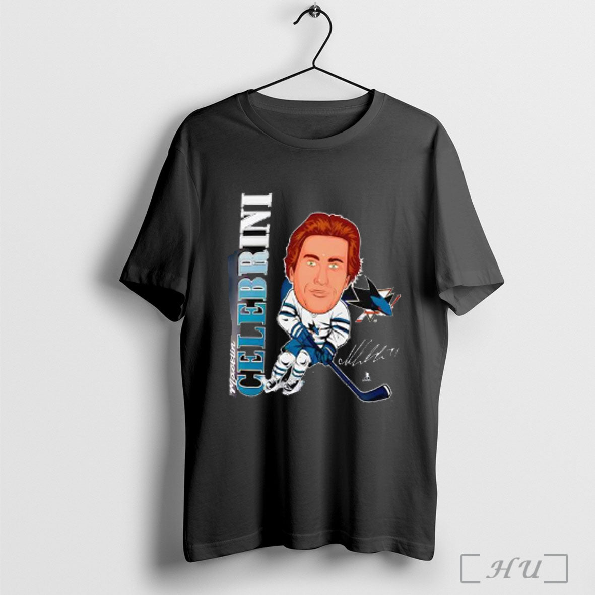 Officials San Jose Sharks Macklin Celebrini Caricature Player T Shirt