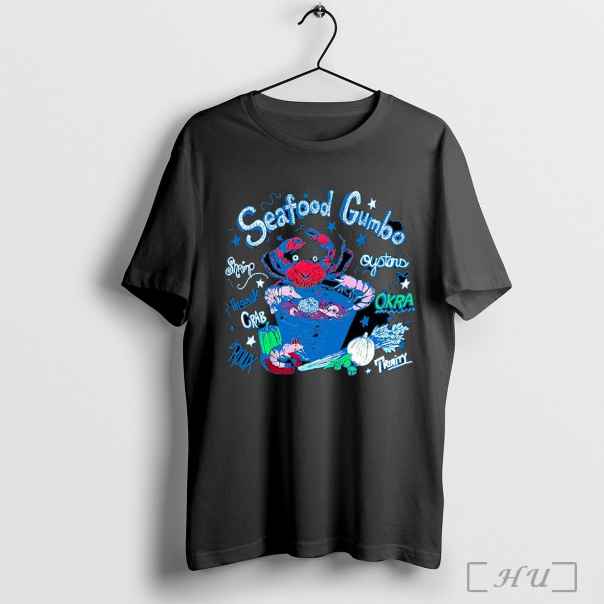 Officials Seafood Gumbo Shrimp Andouille Crab Roux T Shirt