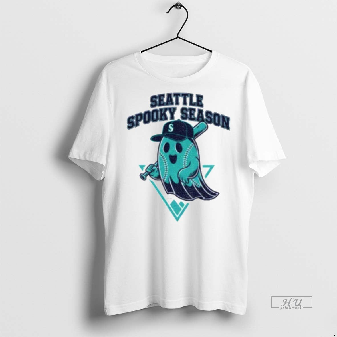 Officials Seattle Mariners Seattle Spooky Season Ghost Halloween Tee Shirt Sweater