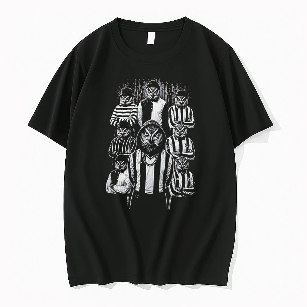 Officials Sheff Wed Gangster Owls Football Mascot Smoking Tee Premium T Shirt