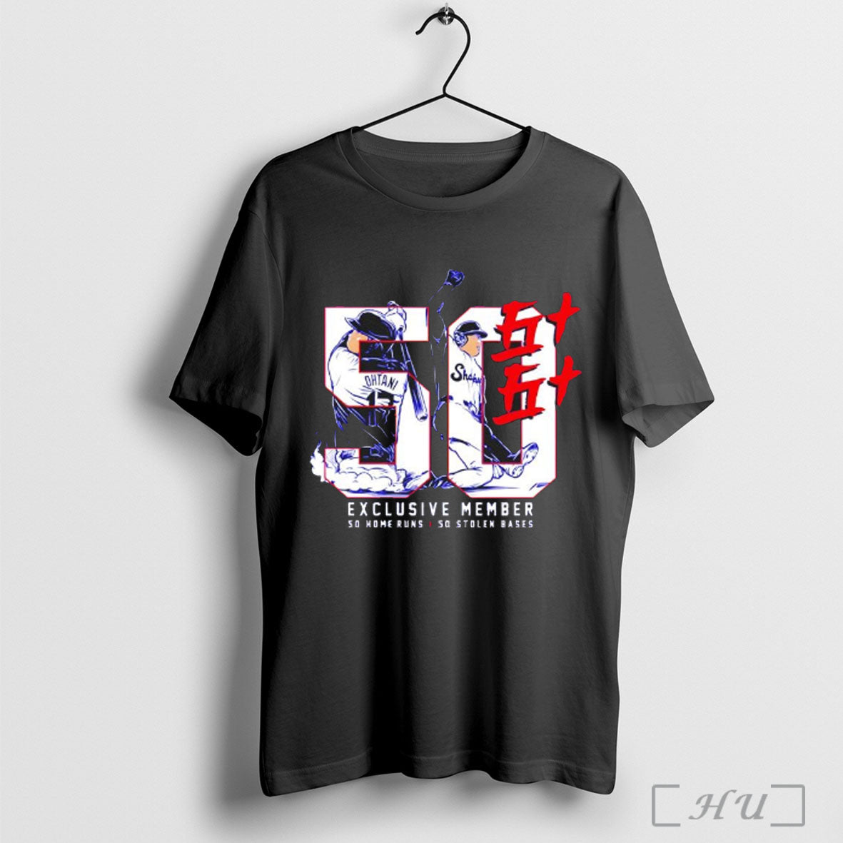 Officials Shohei Ohtani Los Angeles Dodgers 50 Home Runs 50 Stolen Bases T Shirt
