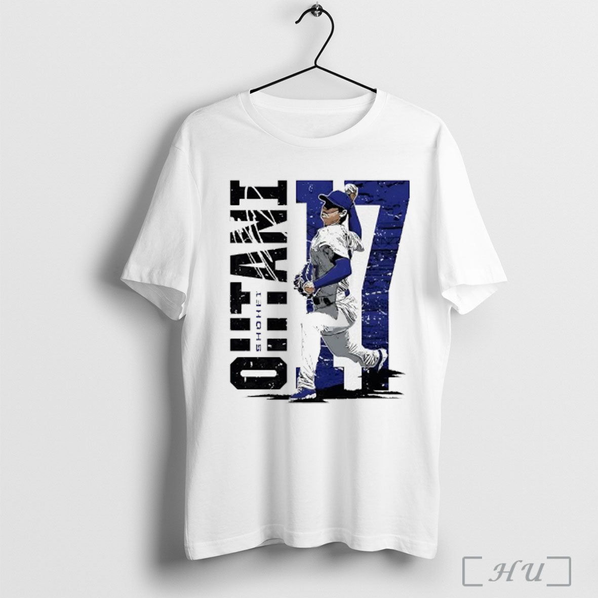 Officials Shohei Ohtani Los Angeles Dodgers Baseball Superstar Pose Number 17 T Shirt