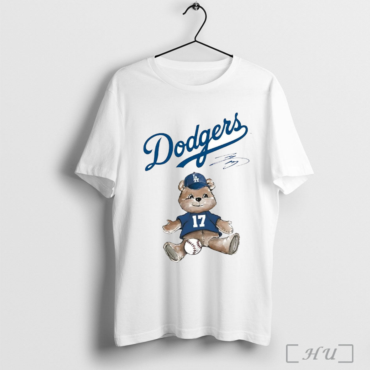 Officials Shohei Ohtani Teddy Bear Dodgers Signature T Shirt