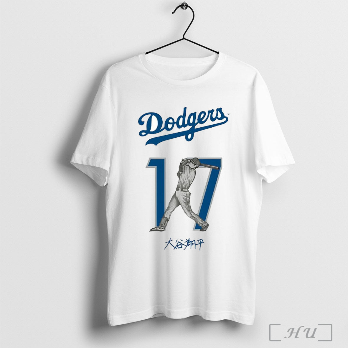 Officials Shohei Ohtani Kanji Batting Los Angeles Dodgers T Shirt