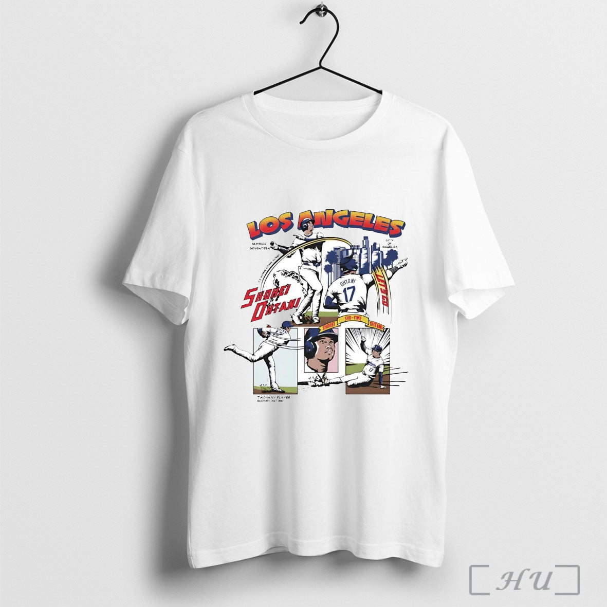 Officials Shohei Ohtani Lets Go Comic Los Angeles Dodgers T Shirt