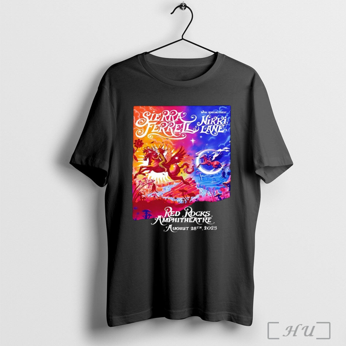 Officials Sierra Ferrell Nikki Lane Tour Red Rocks Aug 28 2025 T Shirt