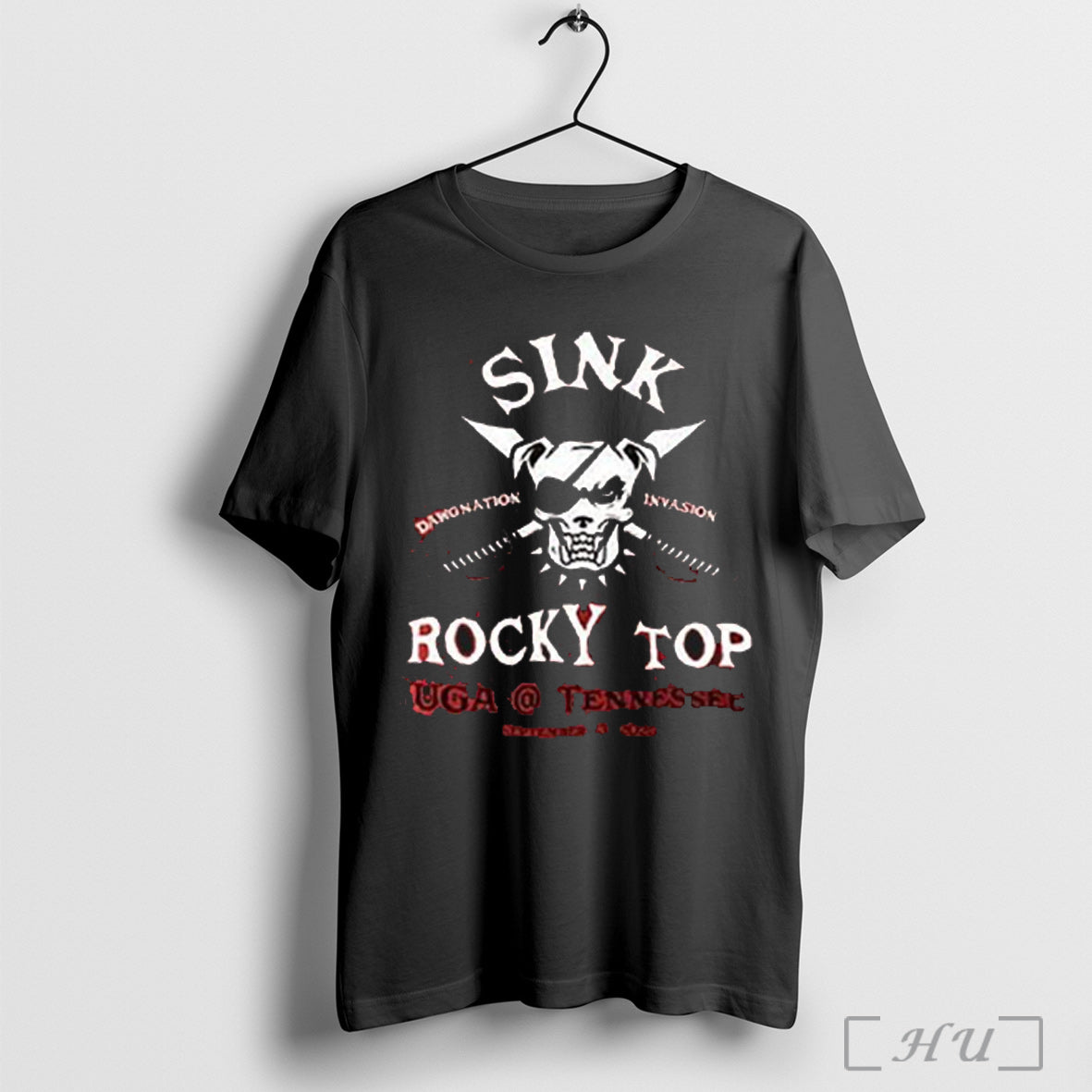 Officials Sink Dawgnation Invasion Rocky Top Georgia Vs Tennessee 2025 T Shirt