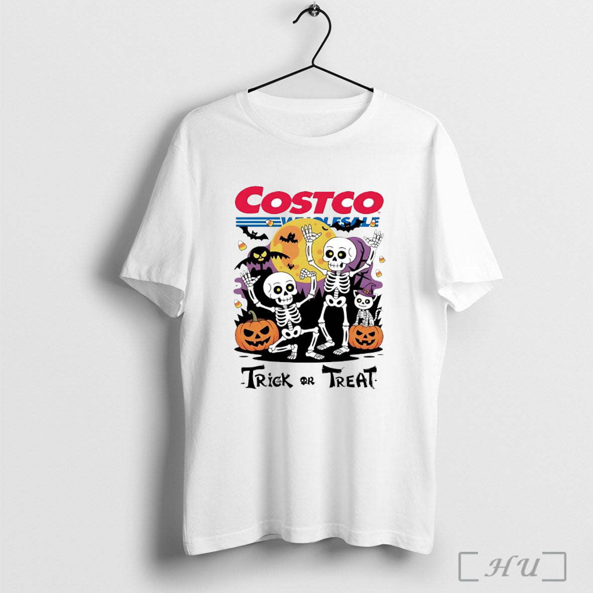 Officials Skeleton Costco Trick Or Treat Halloween T Shirt