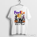 Officials Skeleton Fedex Trick Or Treat Halloween T Shirt