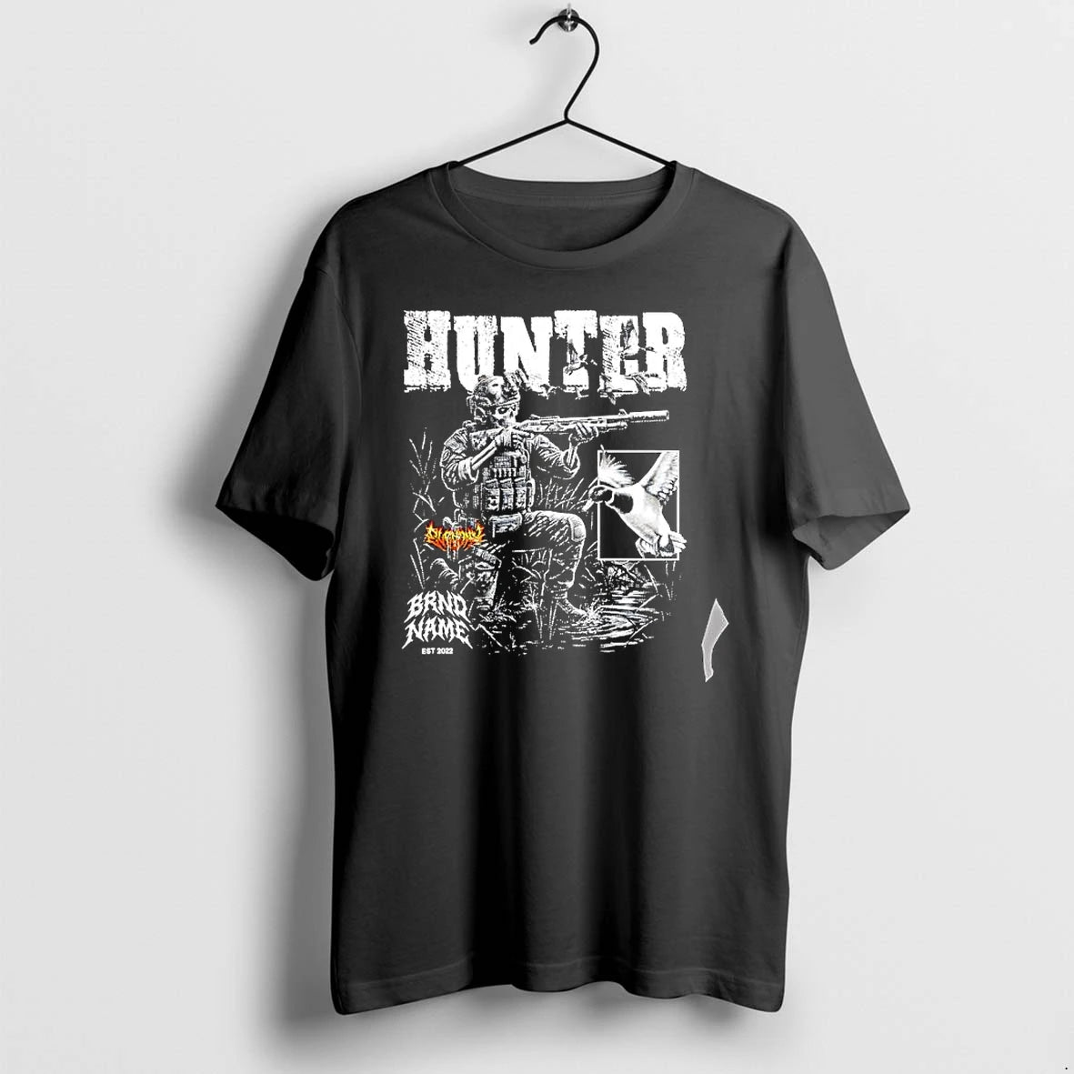 Officials Skeleton Hunter Duck Hunting Tactical Soldier Premium T Shirt