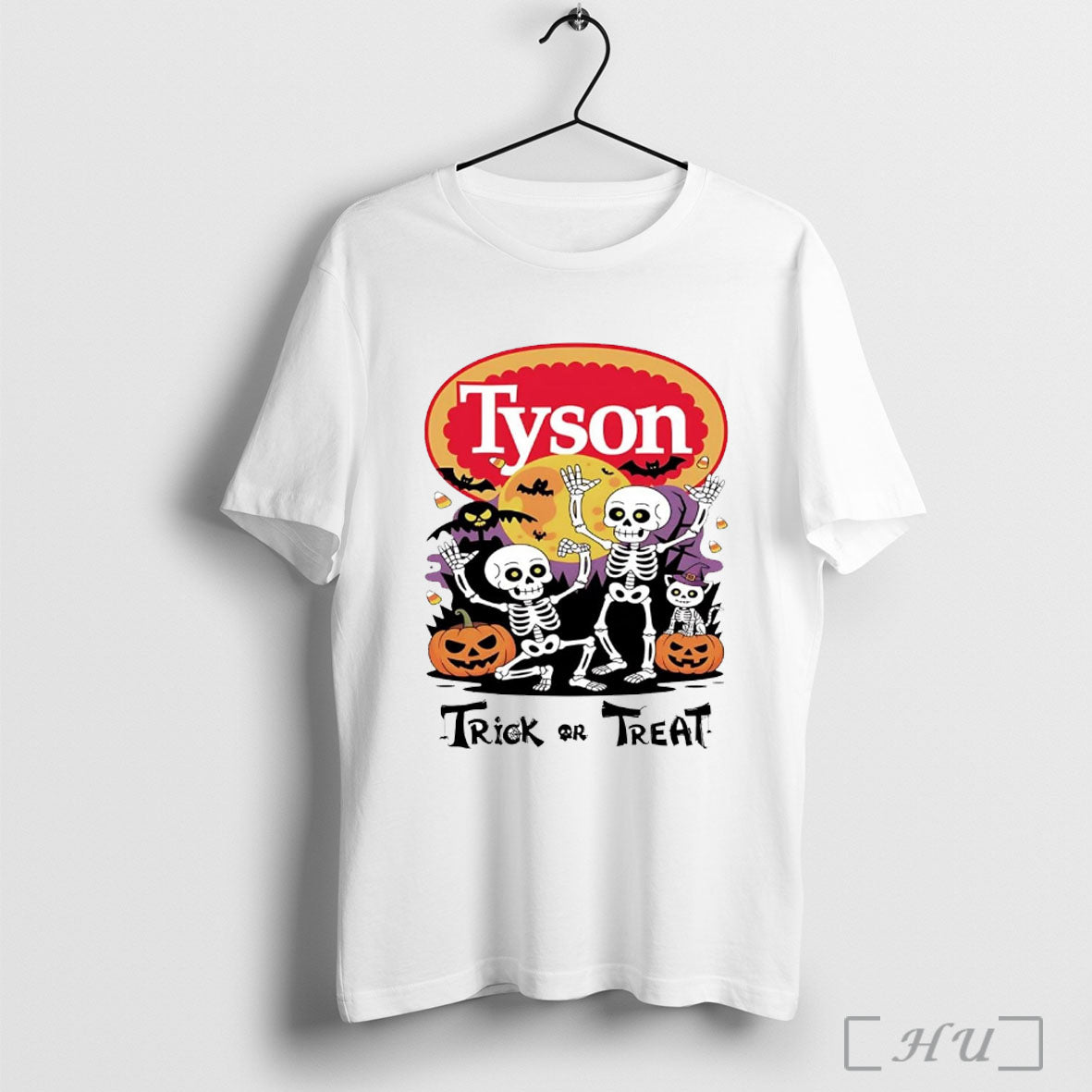 Officials Skeleton Tyson Trick Or Treat Halloween T Shirt