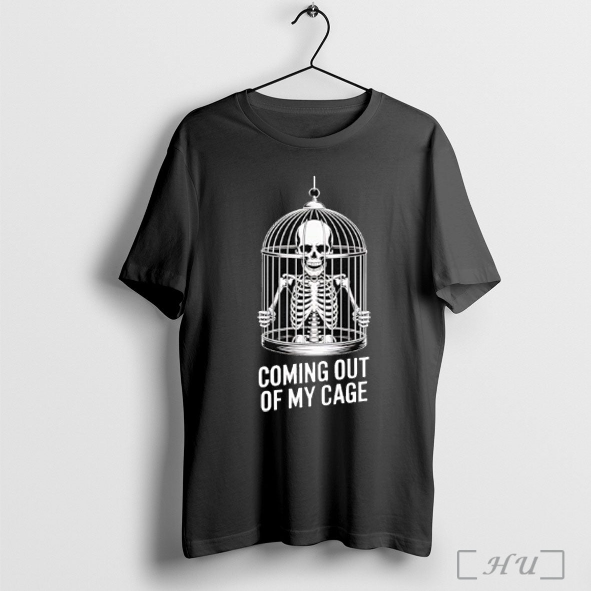 Officials Skeleton Coming Out Of My Cage T Shirt