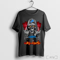 Officials Skeleton With Sign Of The Horns Detroit Lions Shirt Hoodie Sweater Longsleeve And