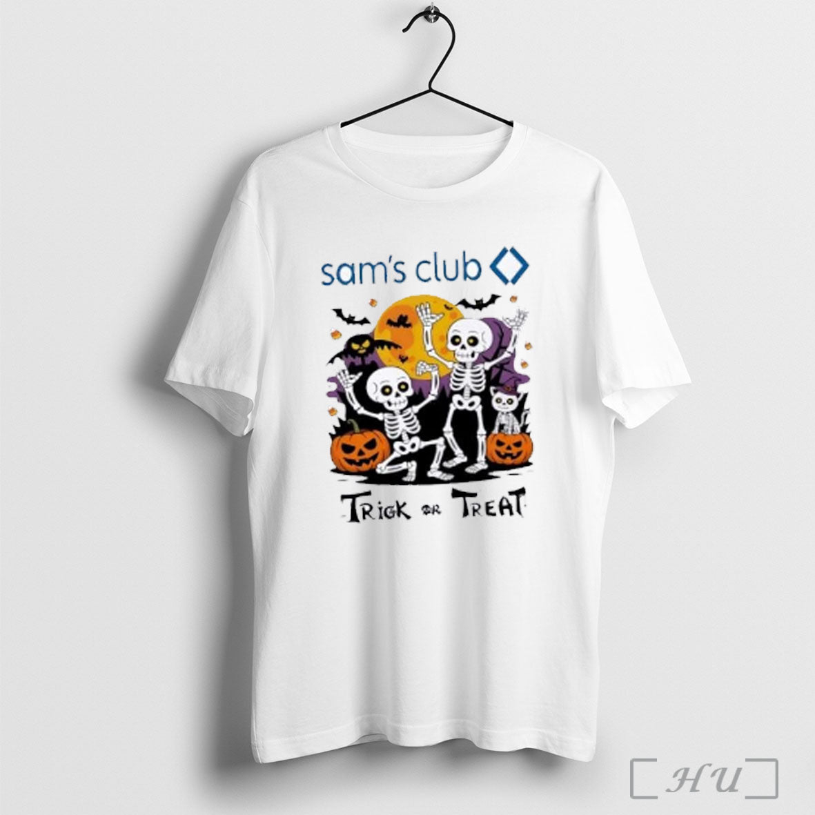 Officials Skeletons X Sams Club Trick Or Treat Halloween T Shirt