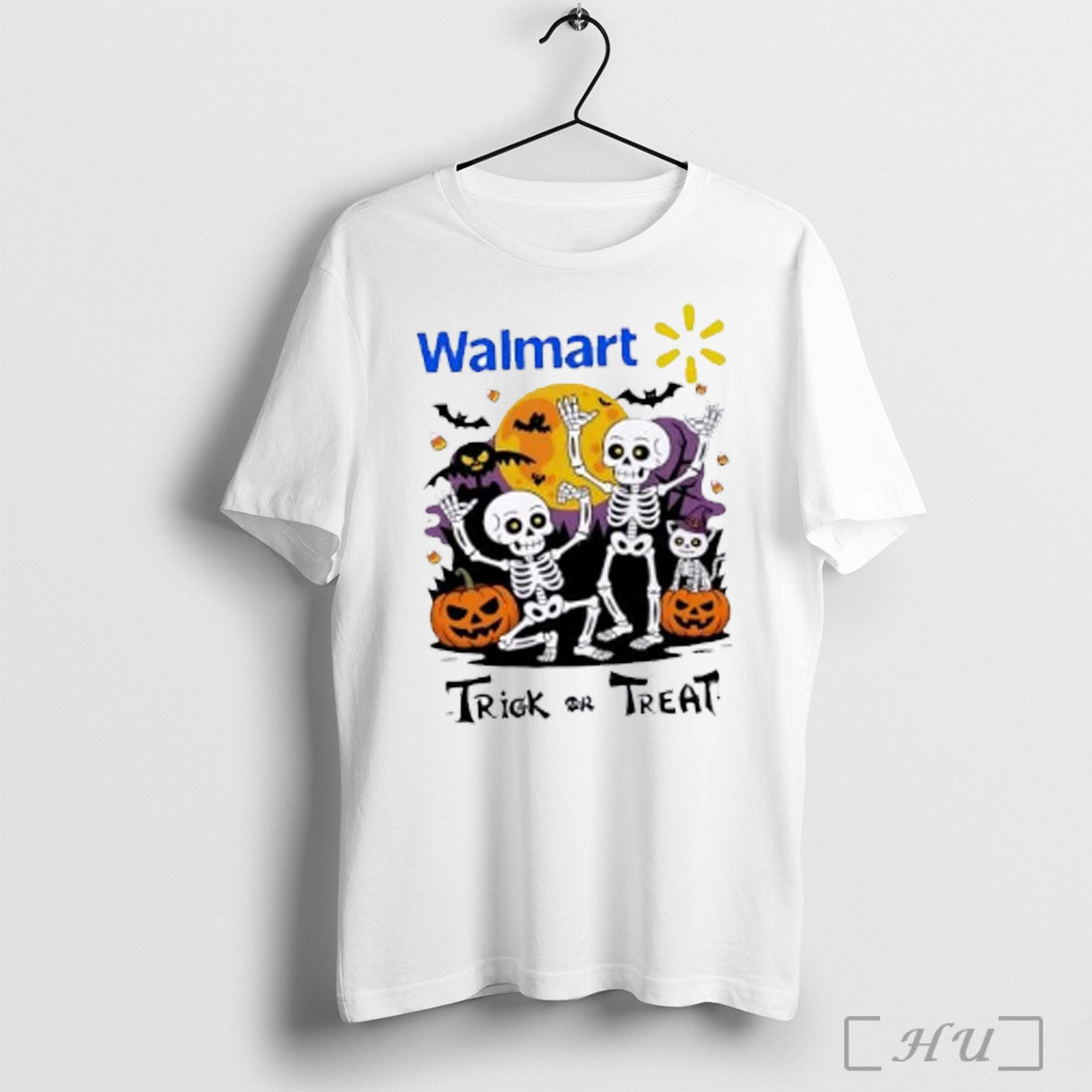 Officials Skeletons X Walmart Trick Or Treat Halloween T Shirt