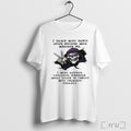 Officials Skull I Never Wish Death Upon Anyone Who Wrongs Me T Shirt