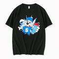 Officials Slush Puppie Mascot Dog S Logo Breaking Ice Slushie Black T Shirt Sweater