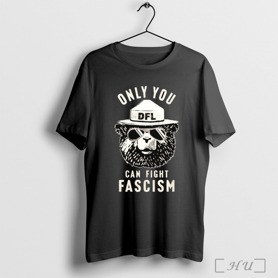 Officials Smokey The Bear Minnesota Dfl Only You Can Fight Fascism T Shirt